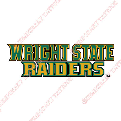 Wright State Raiders Customize Temporary Tattoos Stickers NO.7052